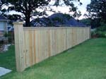Cap and Trim fence install, NW Arkansas